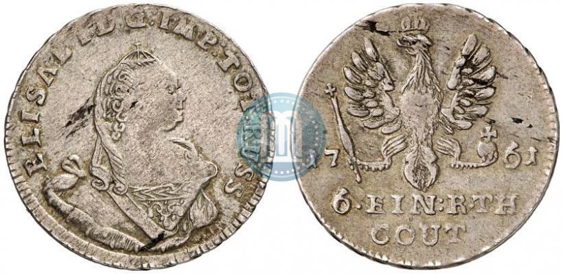 Picture 1/6 Thaler 1761 year  