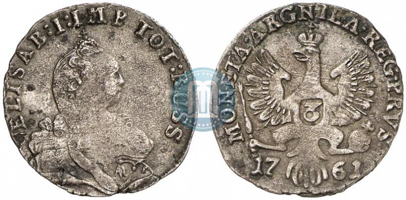 Фото 3 гроша 1761 года  