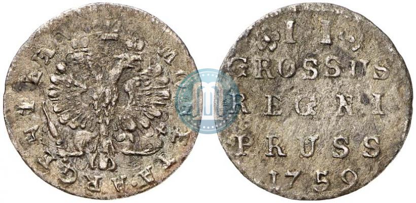 Picture 2 grosze 1759 year  