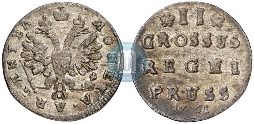 Picture 2 grosze 1761 year  