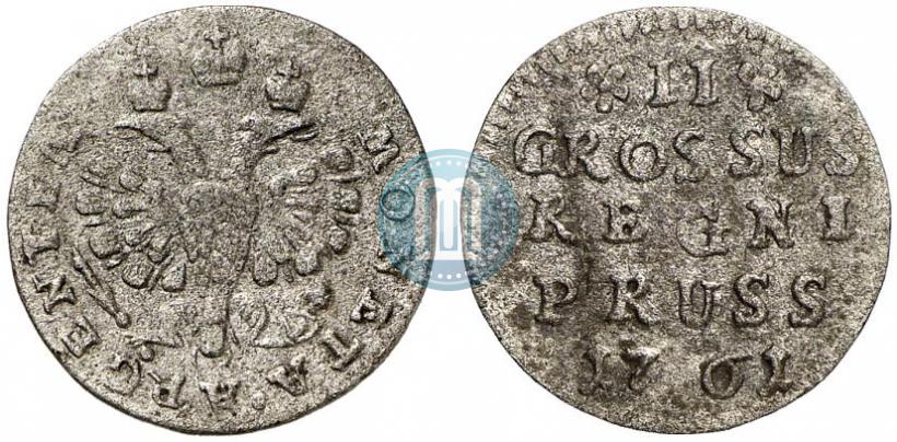 Фото 2 гроша 1761 года  