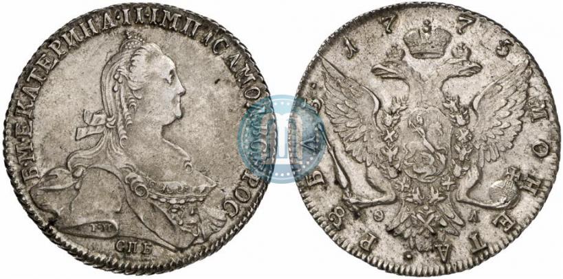 Фото 1 рубль 1775 года СПБ-ФЛ 