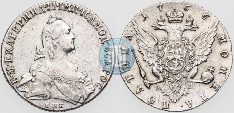 Picture Poltina 1766 year СПБ-АШ 