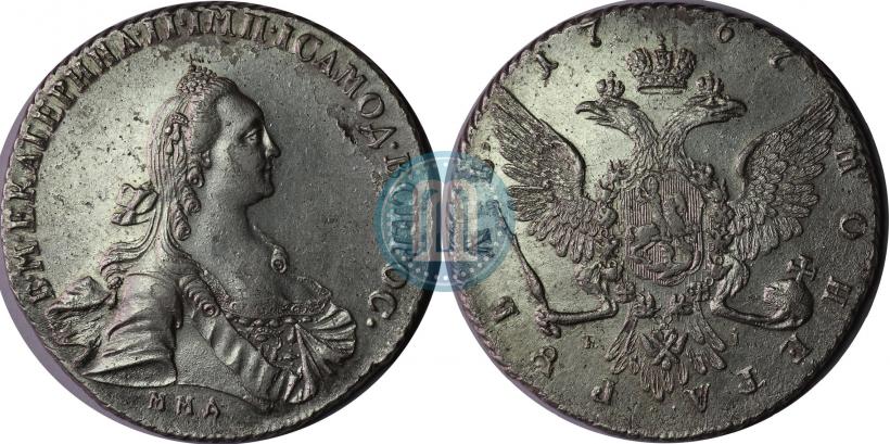 Picture 1 rouble 1767 year ММД-EI 