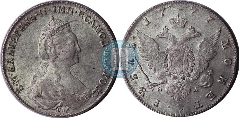 Picture 1 rouble 1777 year СПБ-ФЛ 