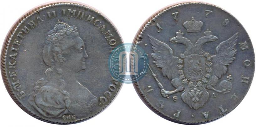 Picture 1 rouble 1778 year СПБ-ФЛ 