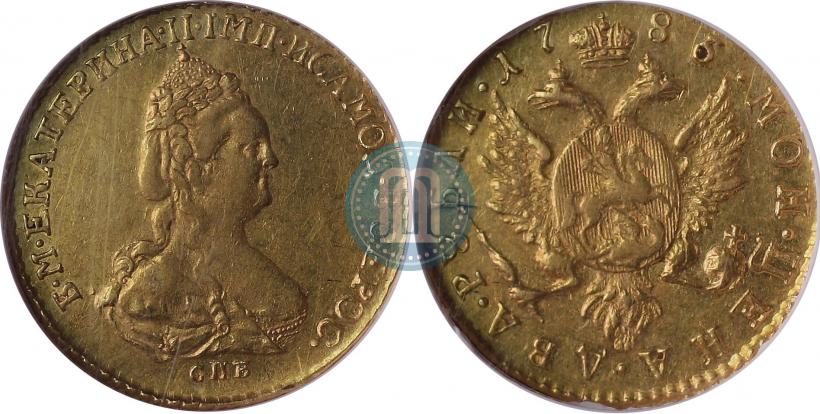 Picture 2 roubles 1785 year СПБ 