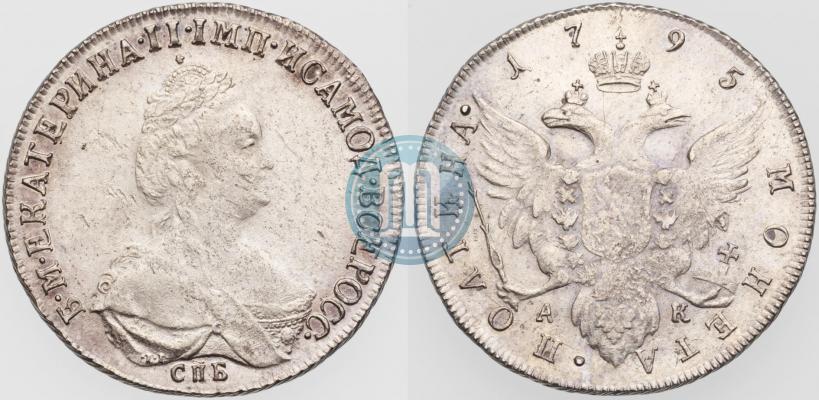Фото Полтина 1795 года СПБ-АК 
