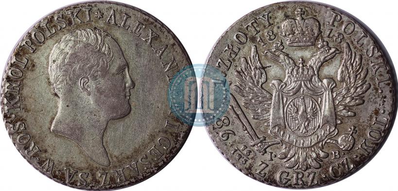 Picture 1 złoty 1818 year IB 