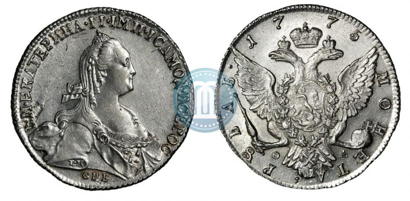 Picture 1 rouble 1775 year СПБ-ФЛ 