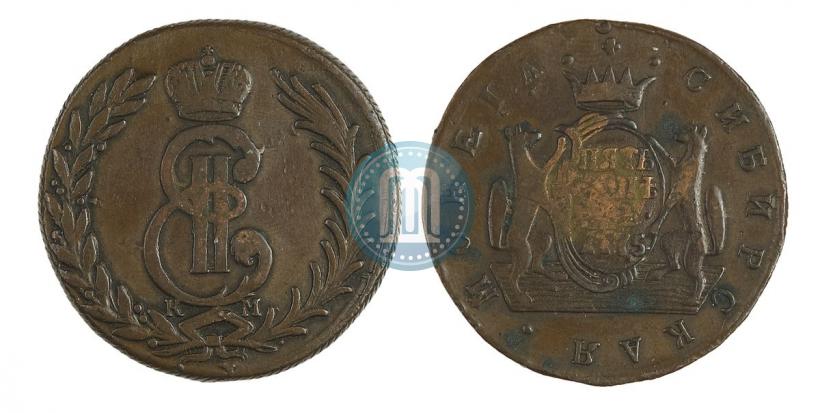 Фото 5 копеек 1775 года КМ 