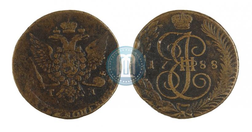 Фото 5 копеек 1788 года ТМ 