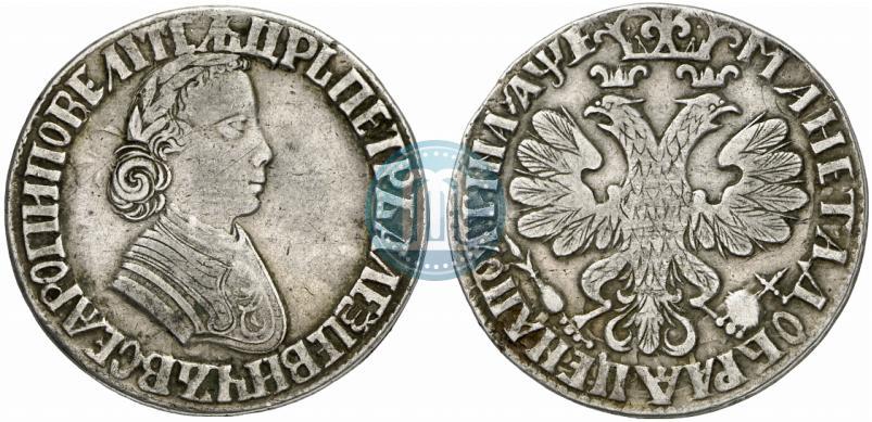 Picture Poltina 1705 year  "Portrait by F. Alekseev"