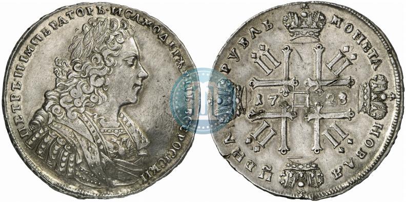 Picture 1 rouble 1728 year  "Type of 1728"
