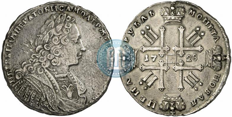 Picture 1 rouble 1728 year  "Type of 1728"