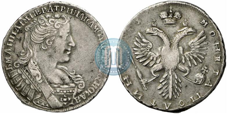 Фото Полтина 1731 года  