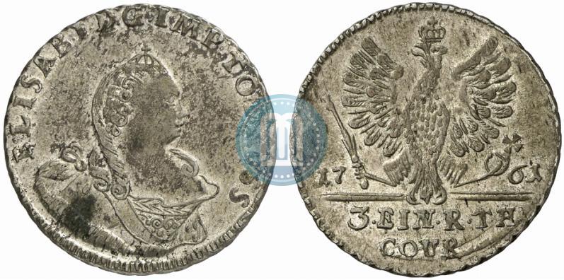 Picture 1/3 Thaler 1761 year  