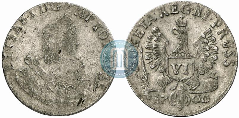 Picture 6 groszy 1760 year  