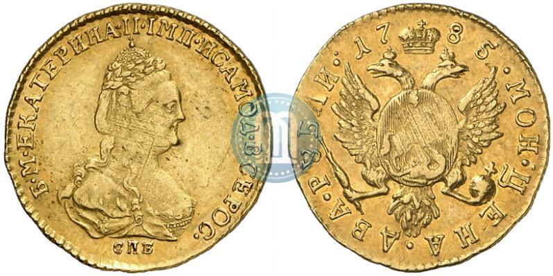 Picture 2 roubles 1785 year СПБ 