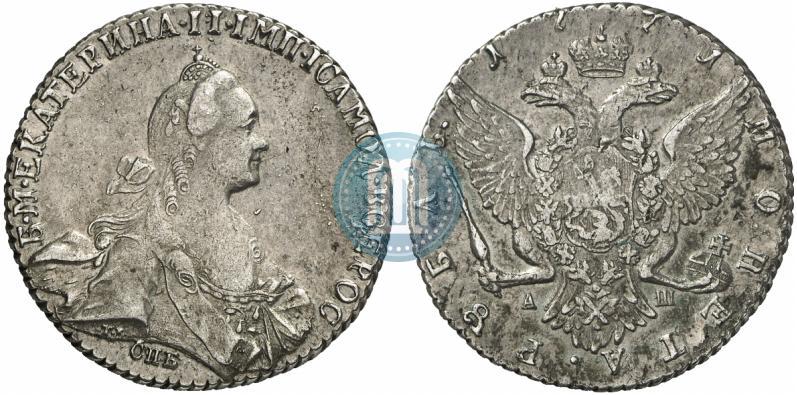 Фото 1 рубль 1771 года СПБ-АШ 