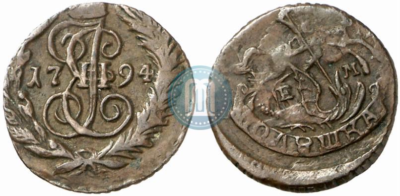 Фото Полушка 1794 года ЕМ 