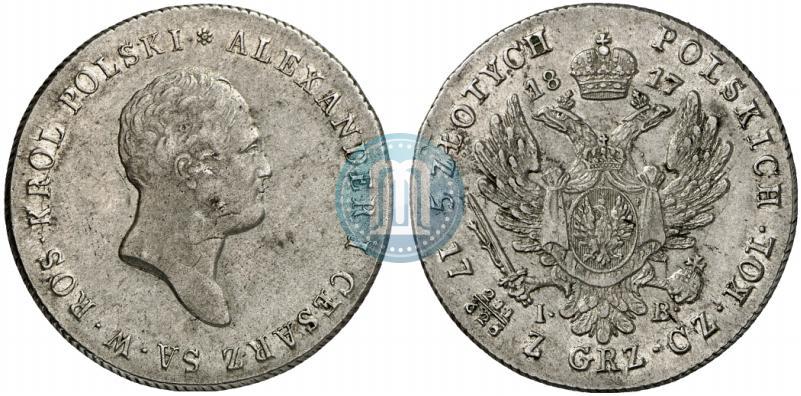 Picture 5 złotych 1817 year IB 