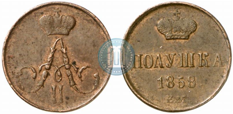 Picture Polushka 1858 year ЕМ 