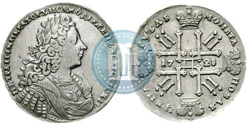 Picture 1 rouble 1728 year  "Type of 1728"