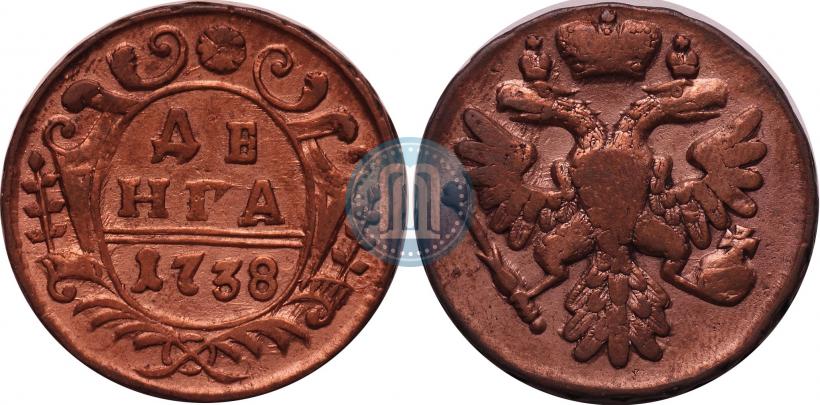 Фото Денга 1738 года  
