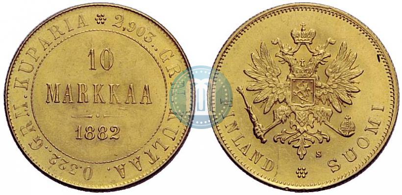 Picture 10 markkaa 1882 year S 