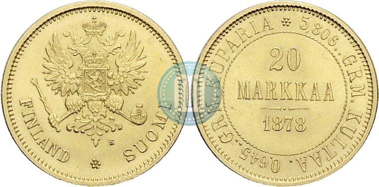 Picture 20 markkaa 1878 year S 
