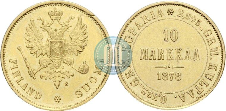 Picture 10 markkaa 1878 year S 