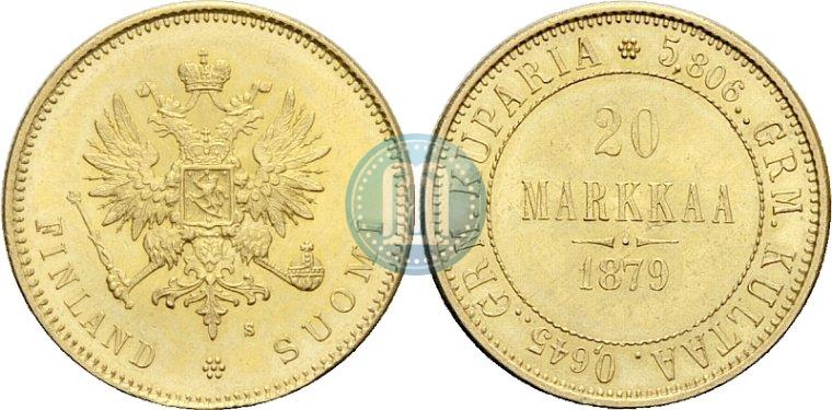 Picture 20 markkaa 1879 year S 