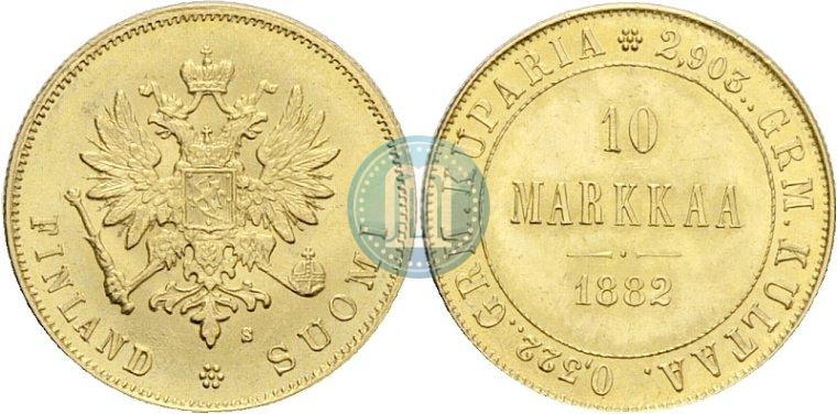 Picture 10 markkaa 1882 year S 