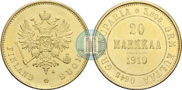 Picture 20 markkaa 1910 year L 
