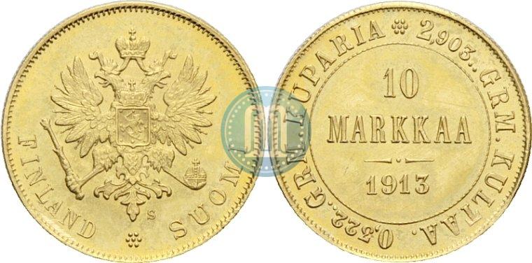 Фото 10 марок 1913 года S 
