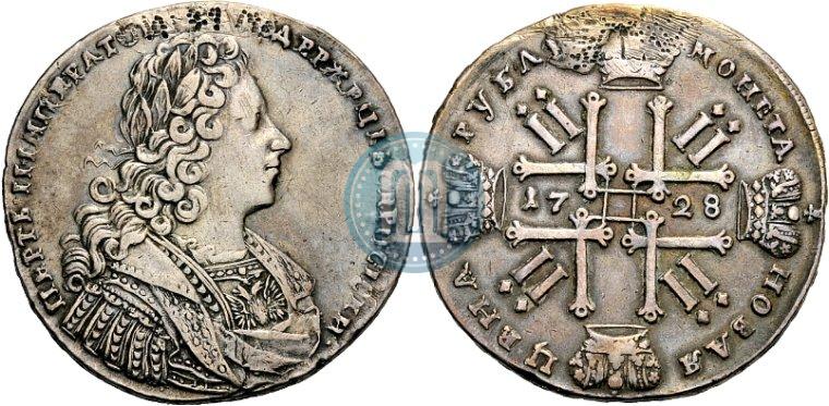 Picture 1 rouble 1728 year  "Type of 1728"