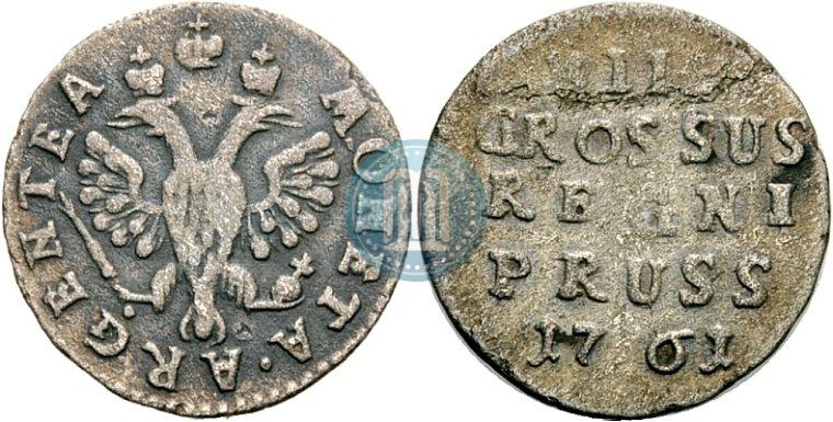 Фото 2 гроша 1761 года  