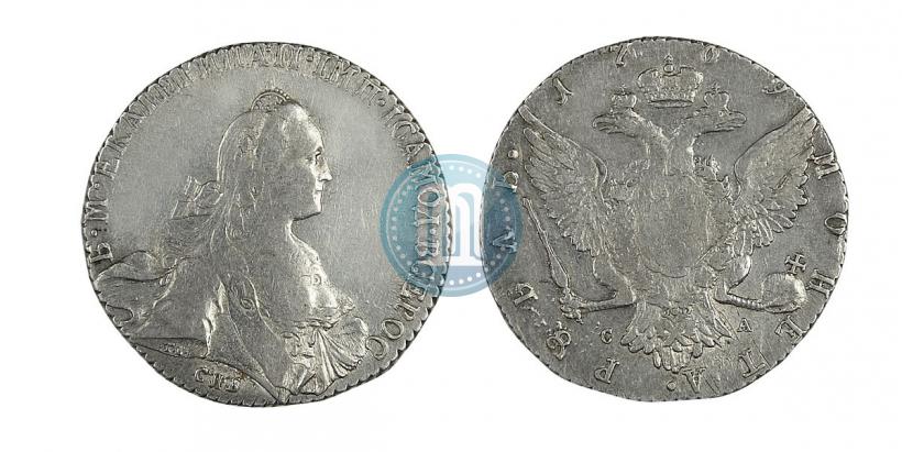 Picture 1 rouble 1769 year СПБ-СА 
