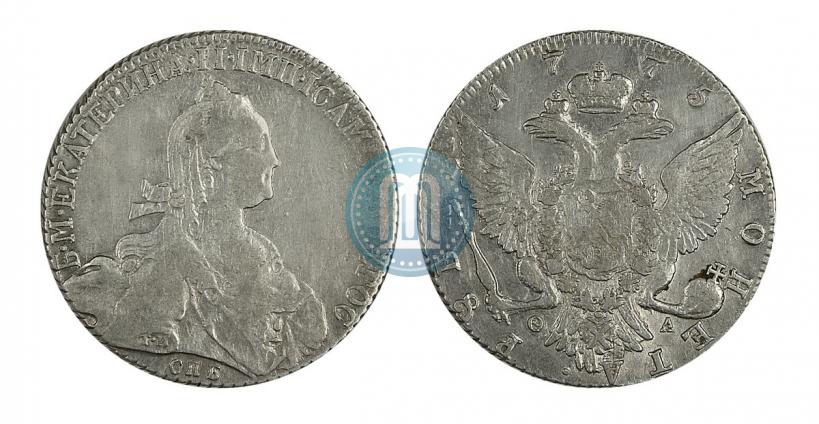 Picture 1 rouble 1775 year СПБ-ФЛ 