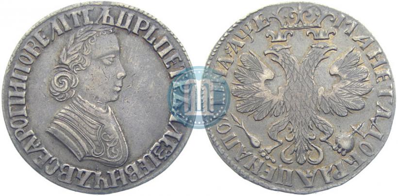 Фото Полтина 1705 года  "Портрет работы Ф. Алексеева"