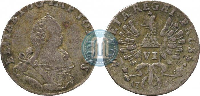 Picture 6 groszy 1760 year  