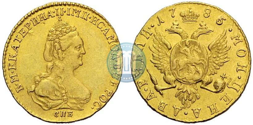 Picture 2 roubles 1785 year СПБ 