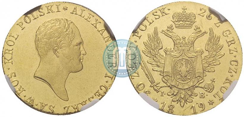 Picture 50 złotych 1819 year IB 