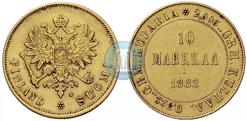 Фото 10 марок 1882 года S 