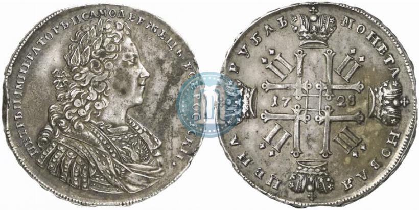 Picture 1 rouble 1728 year  "Type of 1728"