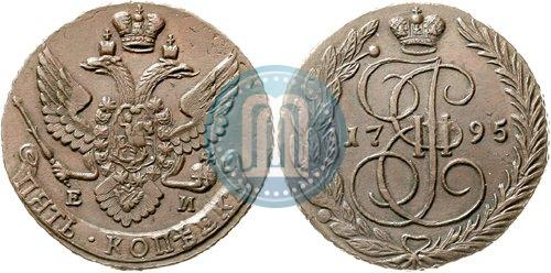 Фото 5 копеек 1795 года ЕМ 