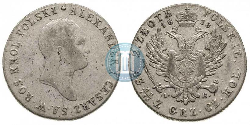 Picture 2 złote 1818 year IB 