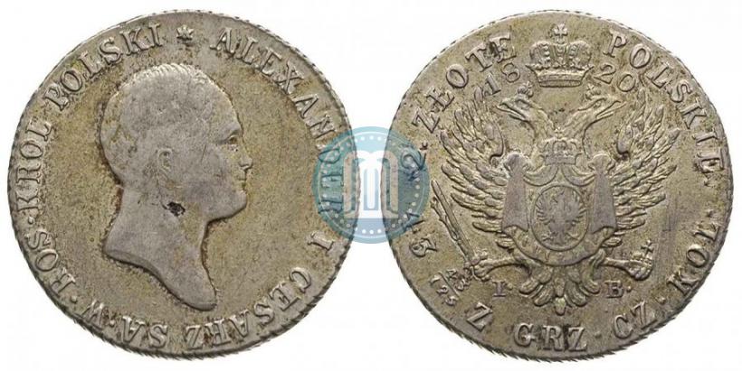 Picture 2 złote 1820 year IB 
