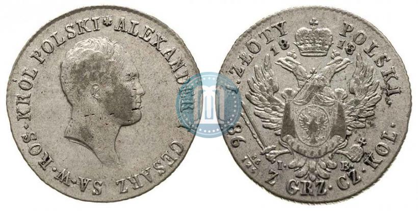 Picture 1 złoty 1818 year IB 